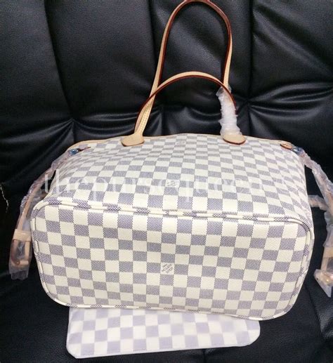 louis vuitton damier azur replica|louis vuitton neverfull damier azur.